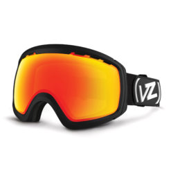 Men's Von Zipper Goggles - Von Zipper Feenom NLS Goggles. Black Satin - Fire Chrome